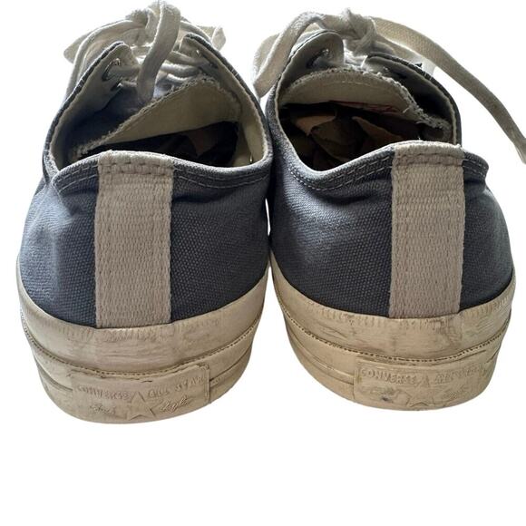 Comme des Garçons Play x Converse Chuck 70 Low Sneakers Gray Black Size 11 - Picture 10 of 11